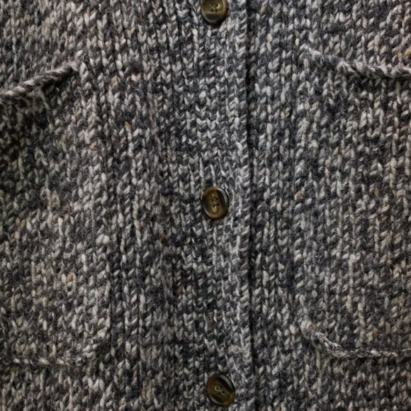 R13 AW/21 Grey Oversized Lapel Sweater Coat - Picture 10 of 14